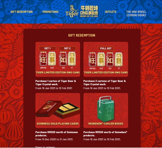 TIGER Beer Chinese New Year Promo